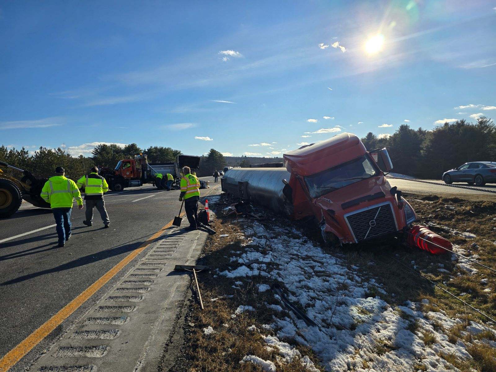 Vehicle-pedestrian crash led to 1 of 4 multi-car crashes on