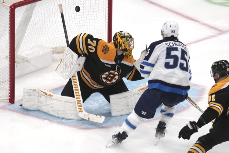 Jets Bruins Hockey