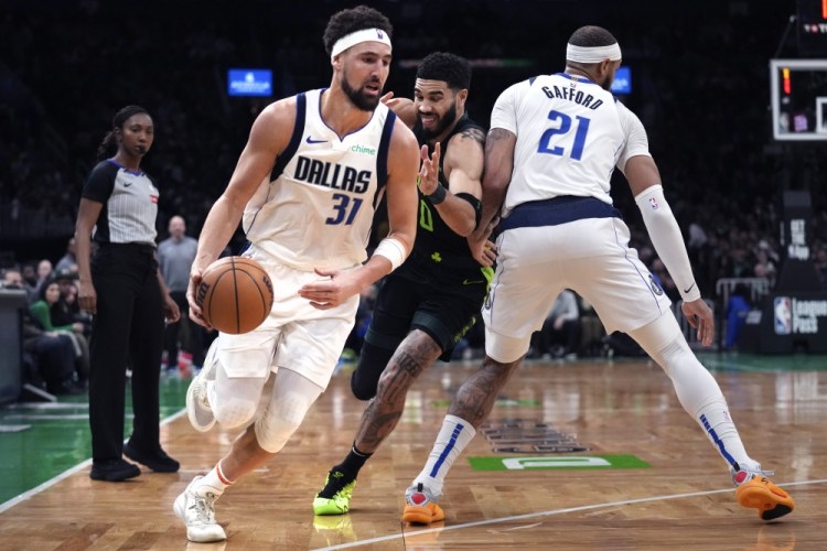 Mavericks Celtics Basketball