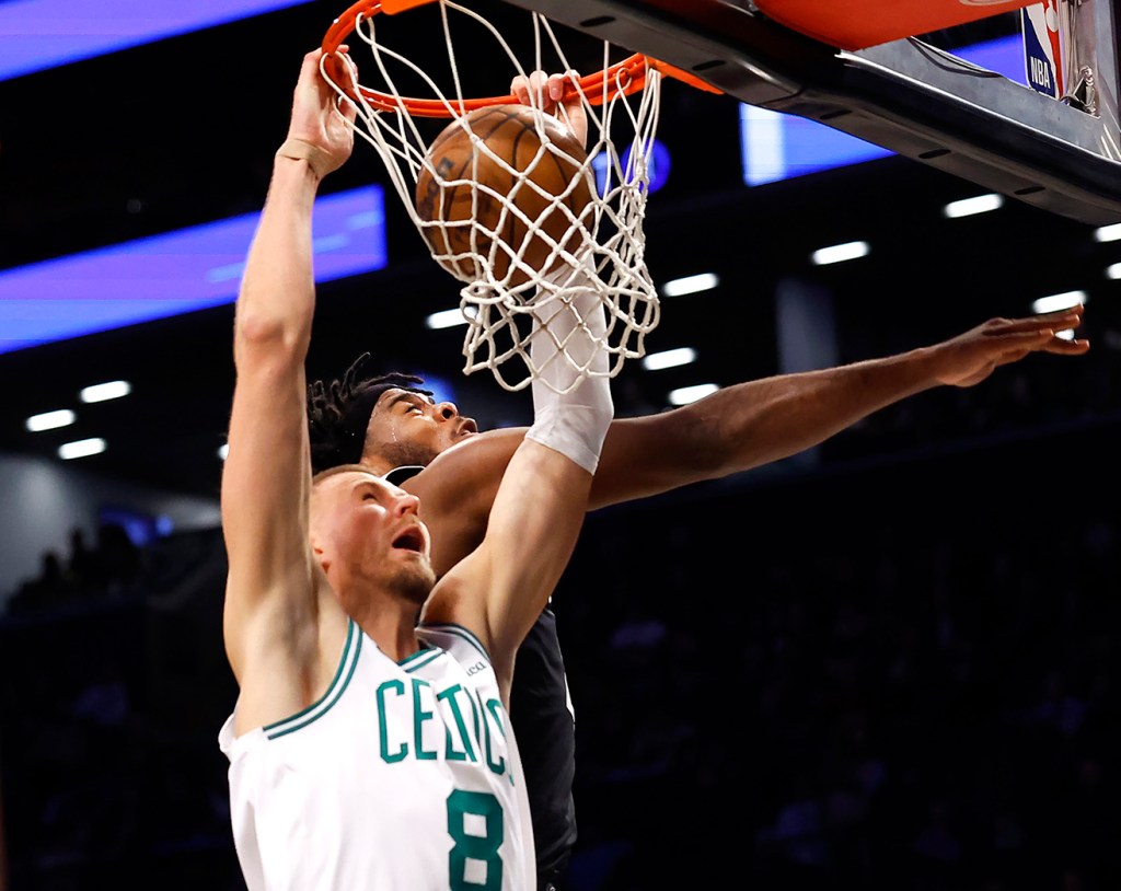 Kristaps Porzingis scores 24 in return as Celts beat Nets 115-113