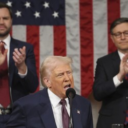 APTOPIX Trump Speech