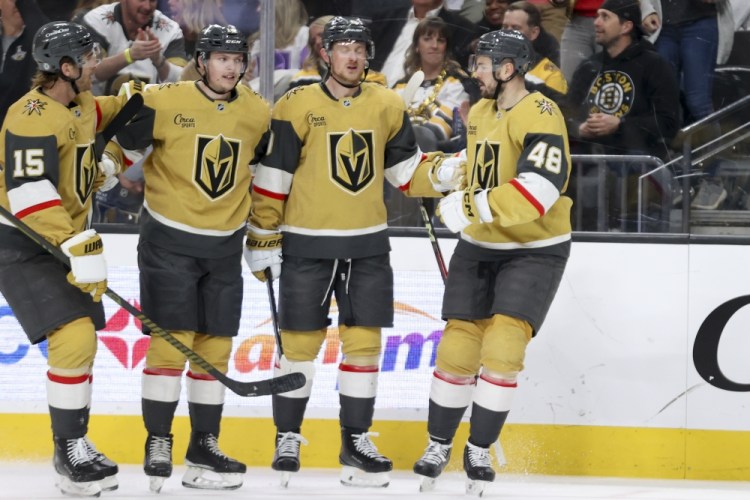 Bruins Golden Knights Hockey