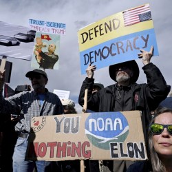 Trump NOAA Protest Colorado