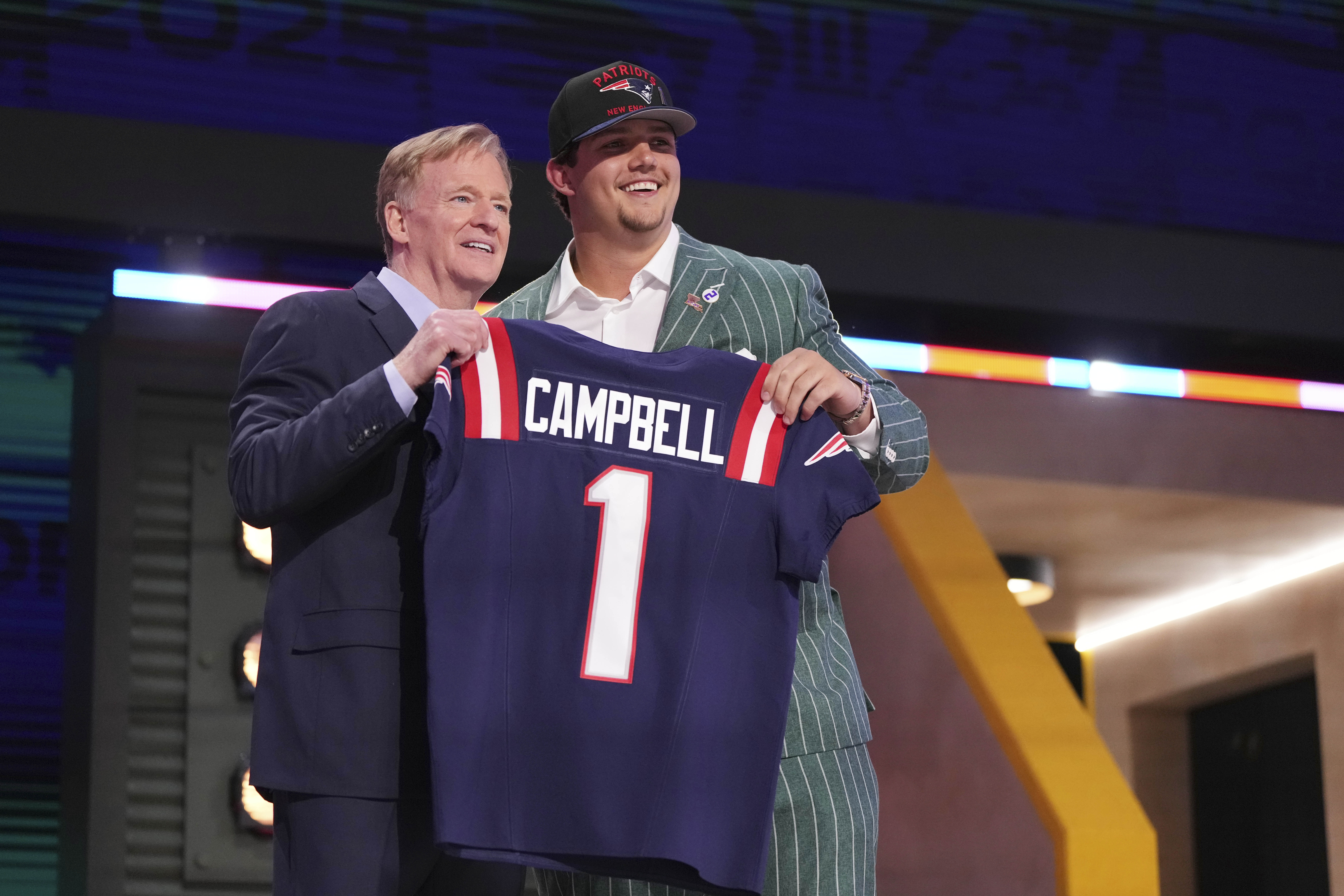 Patriots draft offensive tackle Will Campbell