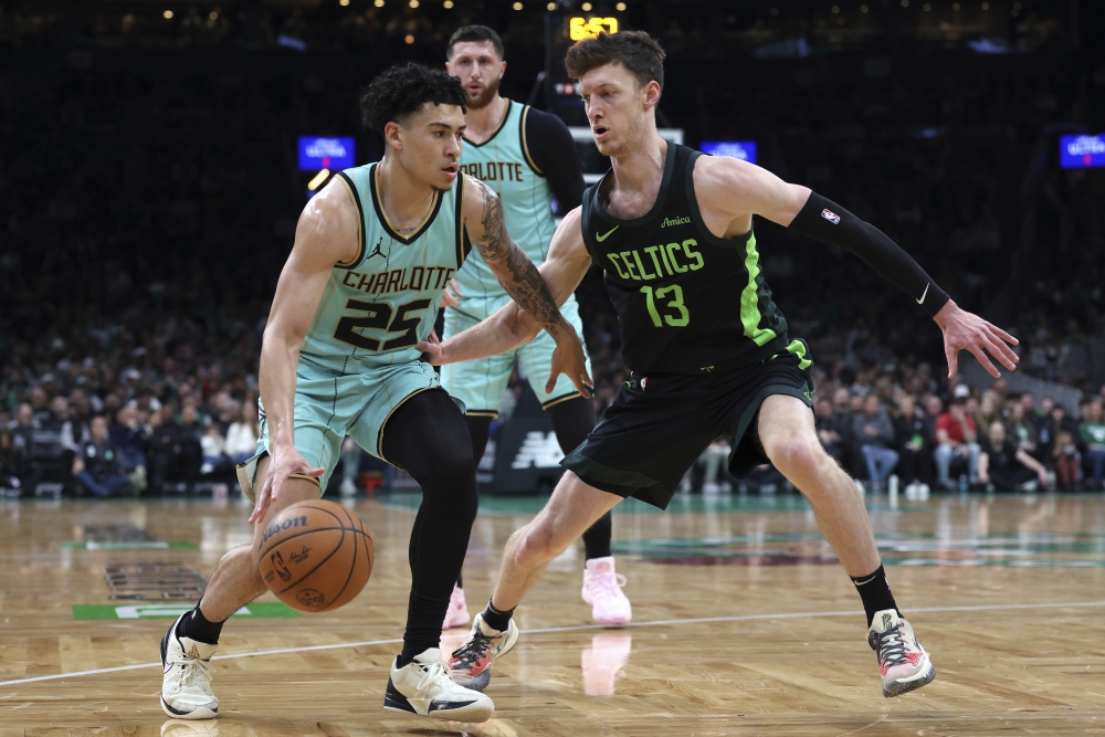 Hornets Celtics Basektball