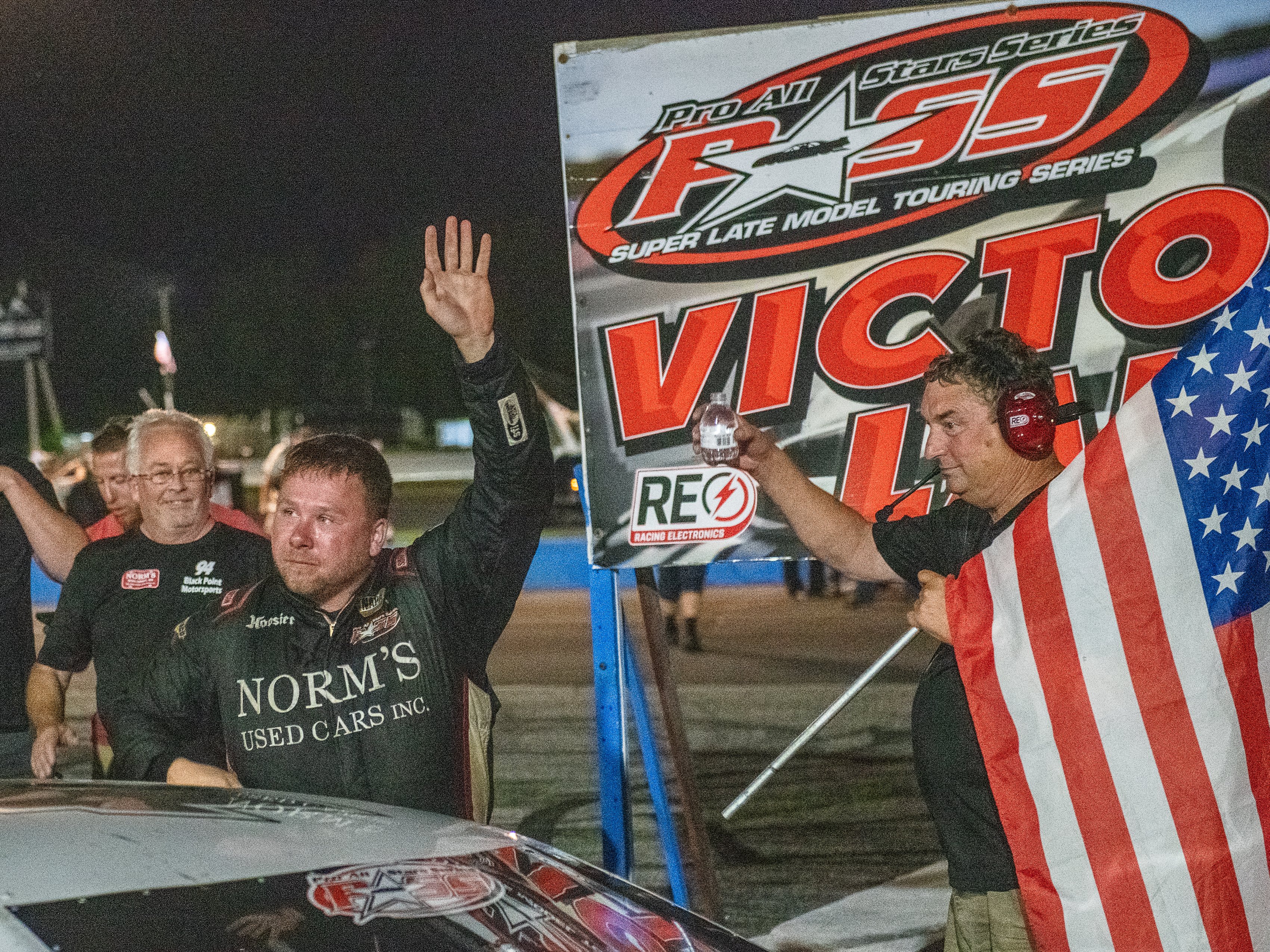 Garrett Hall wins Celebration of America 300 at Oxford Plains Speedway