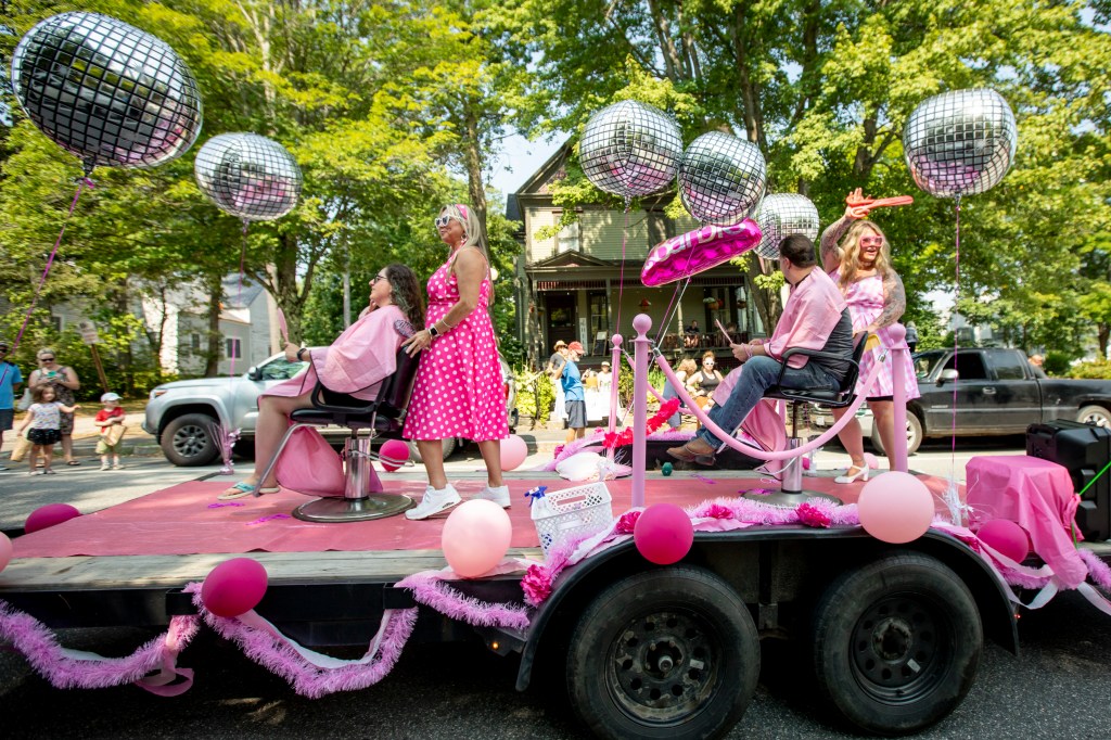 Painting the town pink (and red, too!) at the Molly Ockett Day Parade