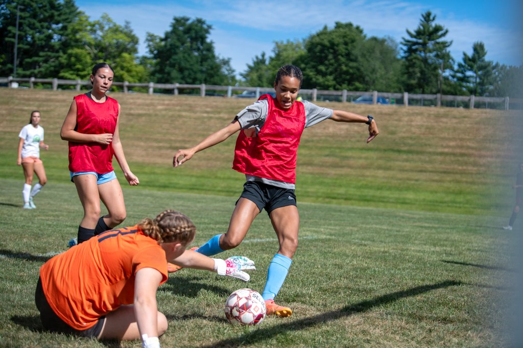 Witness Windham girls soccer’s fitness, and other things from Tuesday’s practice