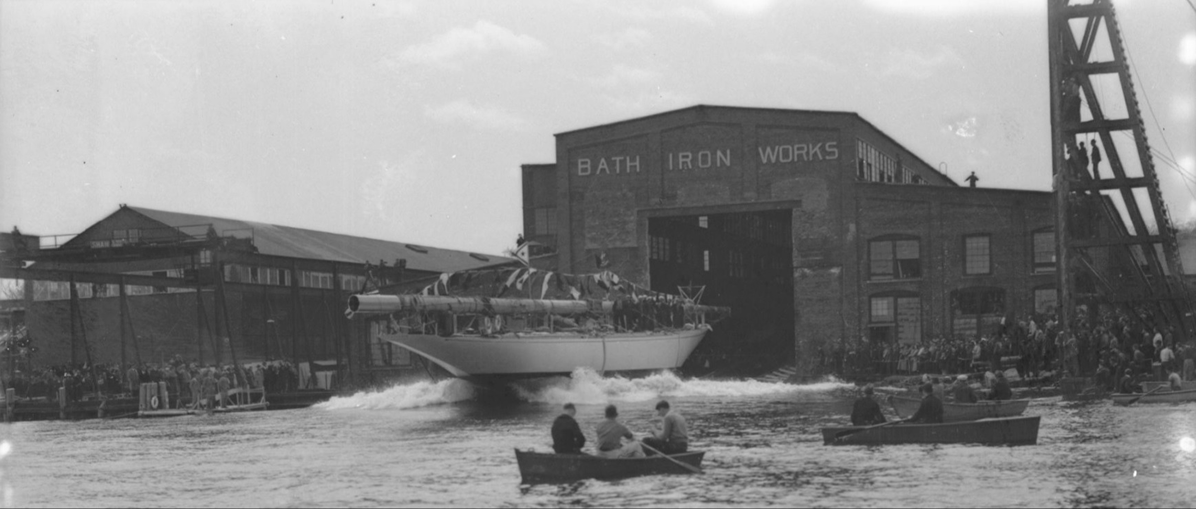 When the Bath-built Ranger defended America’s Cup