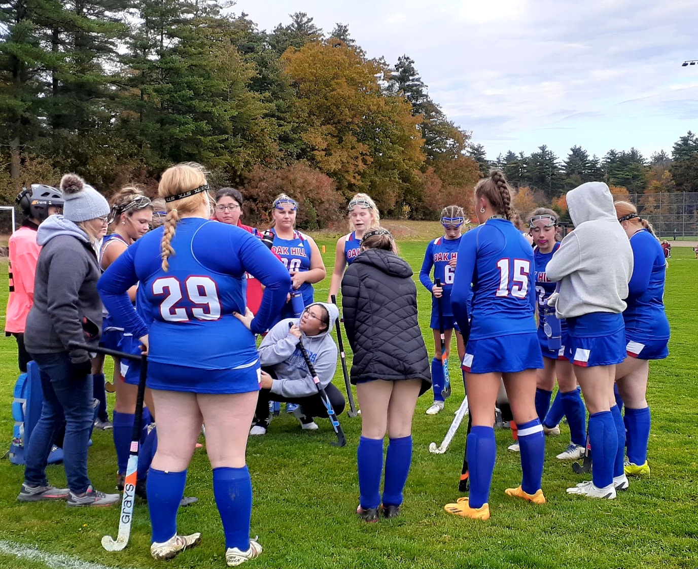 Field Hockey Hall Dale Shuts Out Oak Hill In C South Quarterfinals